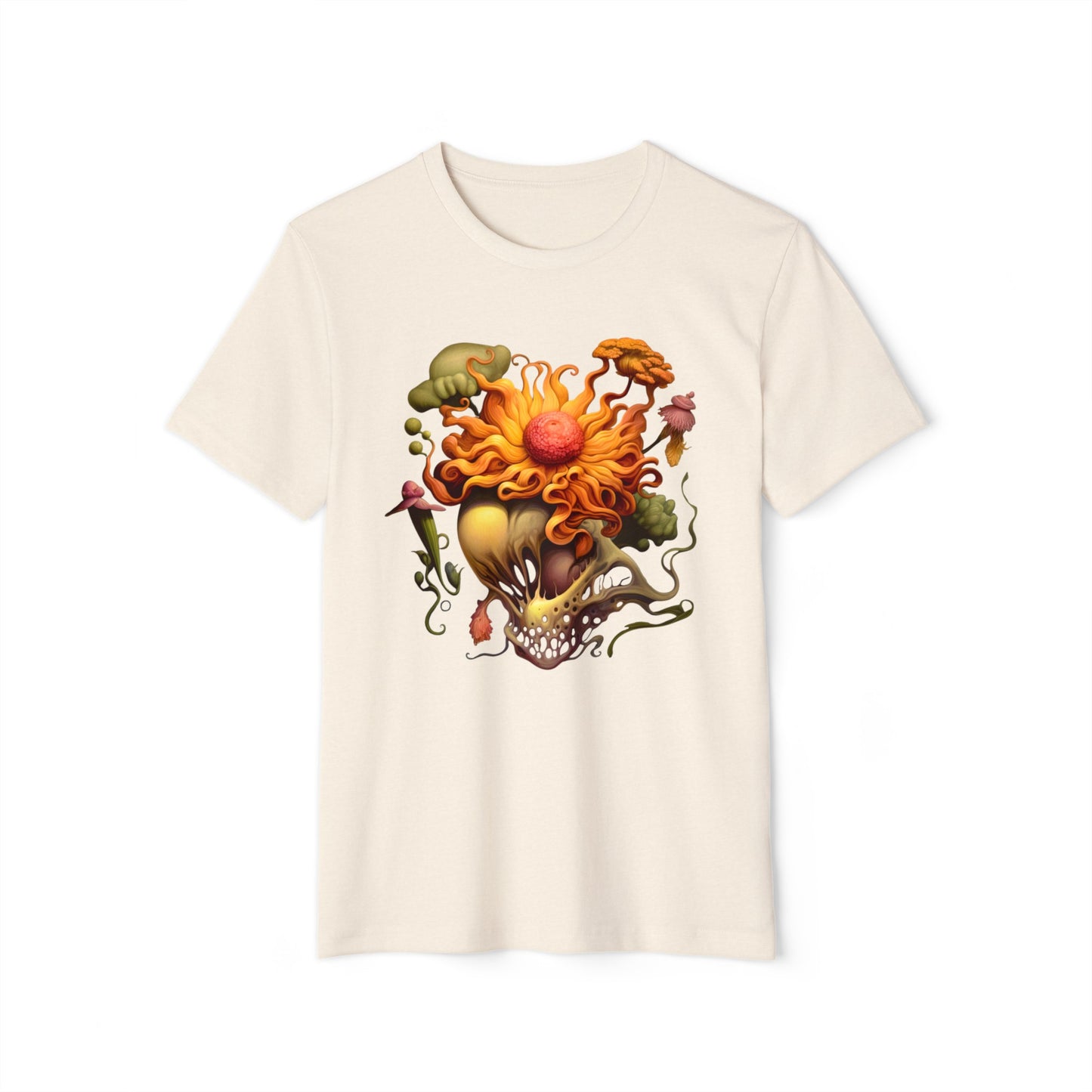 Sublime Coral Flower🌻 Unisex ♻️Recycled Organic T-Shirt