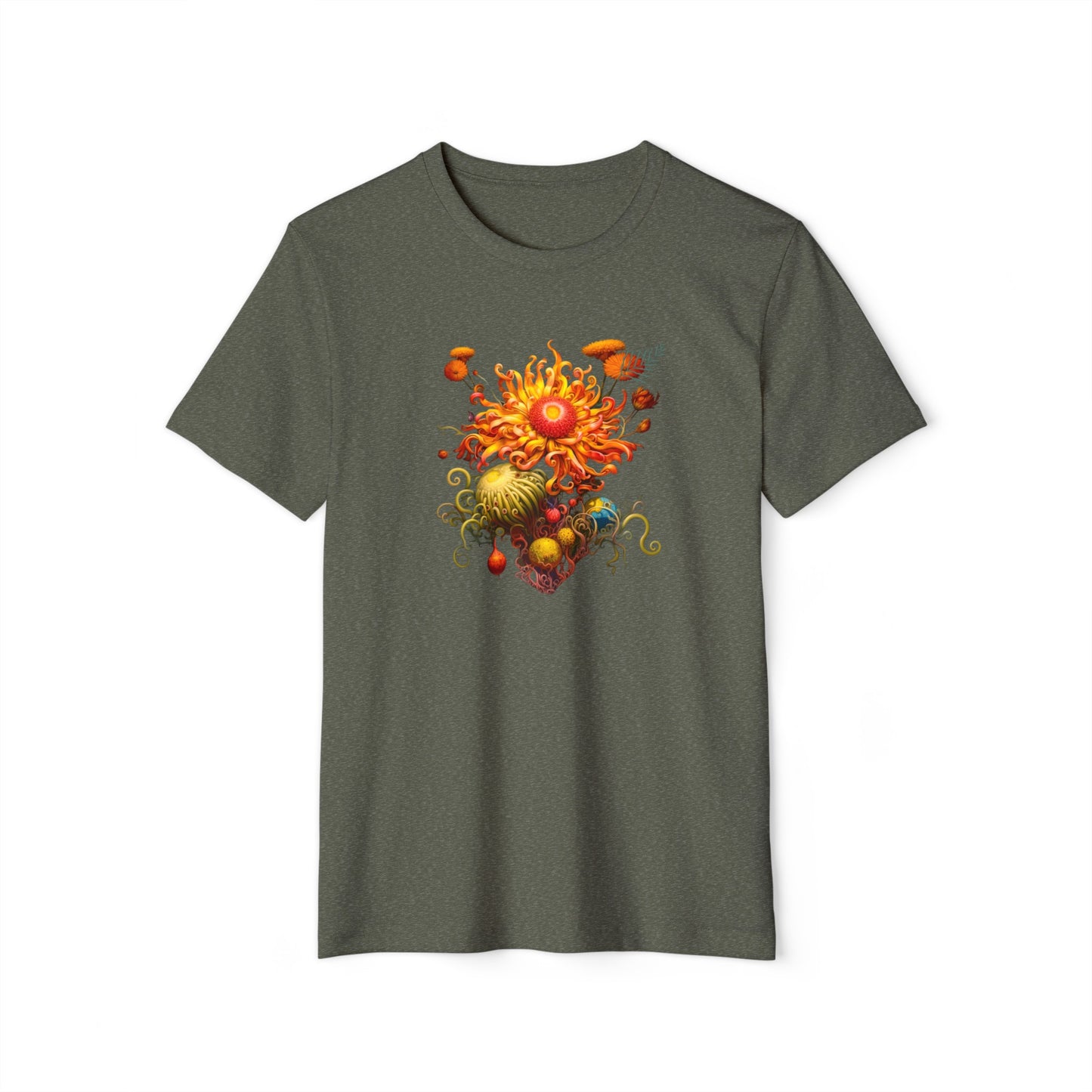 🌻 Sublime Blossom Sunflower 🌿Recycled Organic T-Shirt