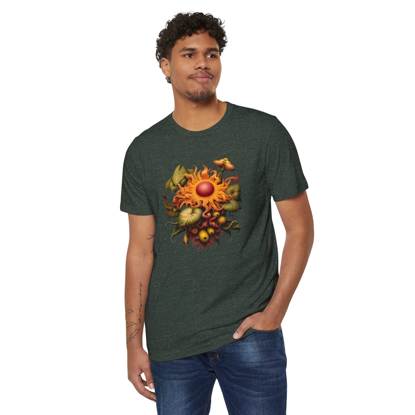 Sublime Flower ,Unisex ♻️Recycled Organic T-Shirt