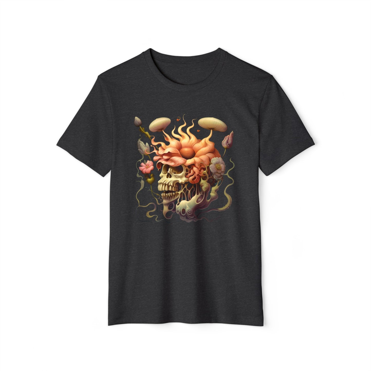 🌺Blossoming Head ,Unisex ♻️Recycled Organic T-Shirt
