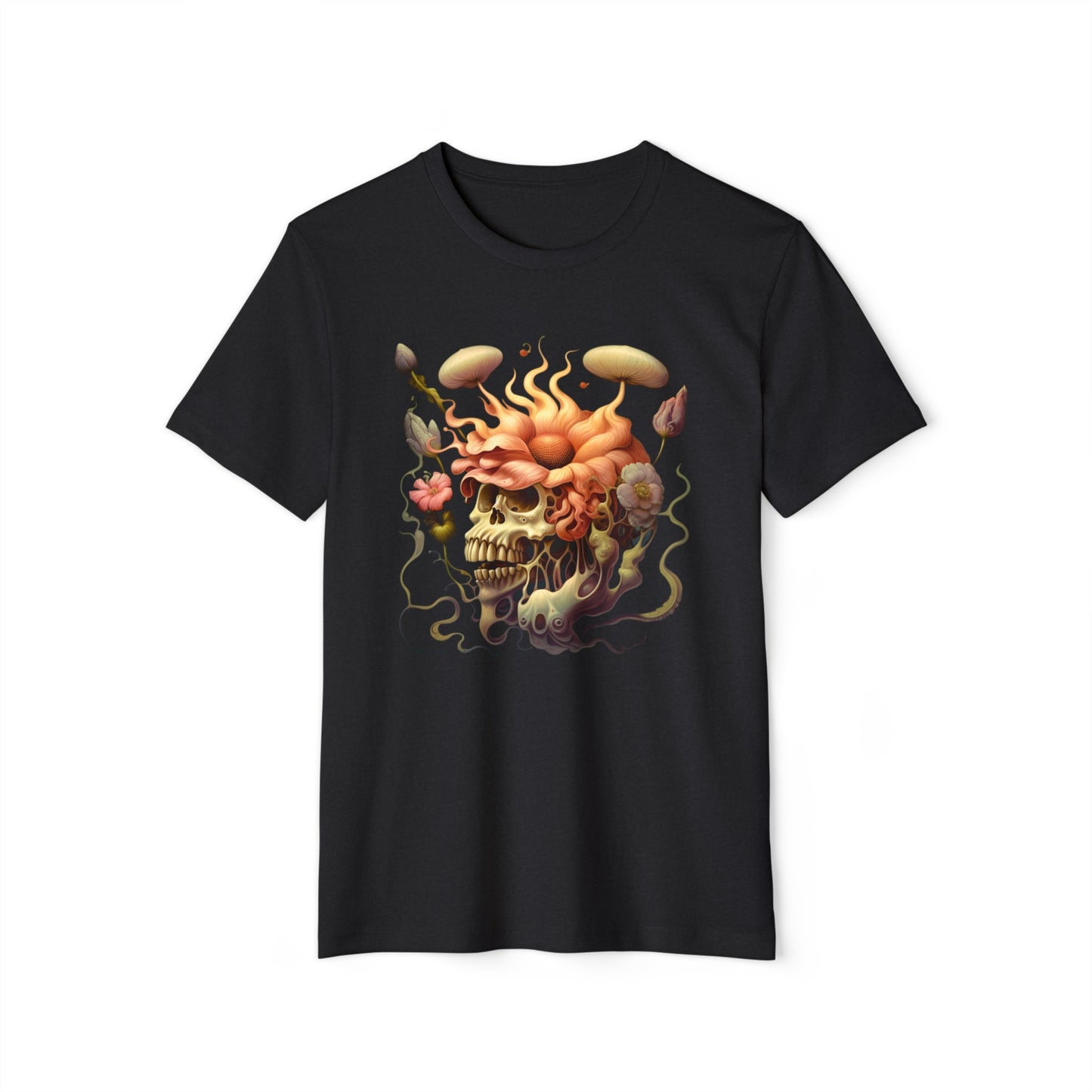 🌺Blossoming Head ,Unisex ♻️Recycled Organic T-Shirt