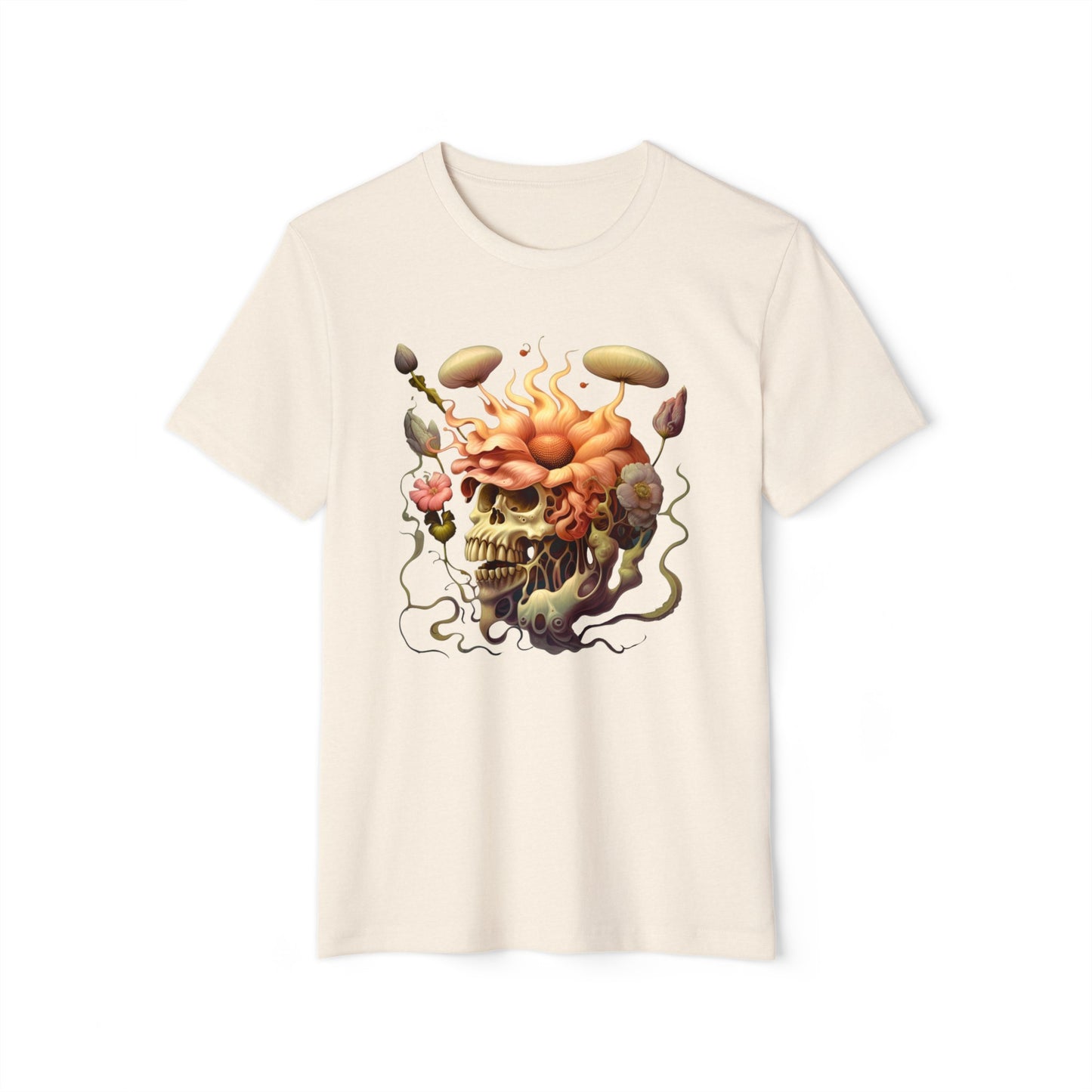 🌺Blossoming Head ,Unisex ♻️Recycled Organic T-Shirt